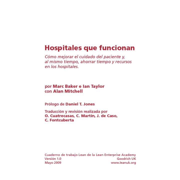 Hospitales que funcionan